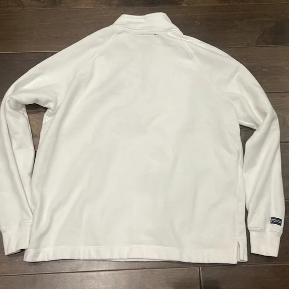 Jansport Notre Dame Quarter Zip White Sweater - size XL - Great Preowned - Picture 7 of 9
